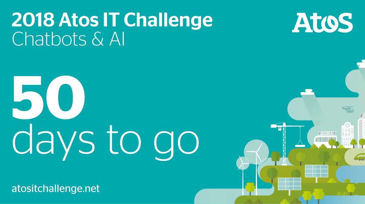 The #countdown has started! 50 days left to register for the 2018 edition around #Chatbots &amp; #AI bit.ly/2yiEPjk