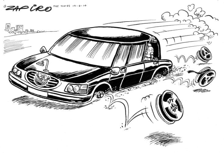 Supreme court dismisses <a href="/SAPresident/">jdwtweet</a> #SpyTapes appeal Zapiro's cartoon <a href="/TimesLIVE/">Times LIVE</a> revisited - zapiro.com/140818tt