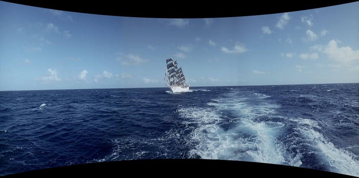 CSkinner's tweet photo. Widescreen Weekend Day 2: WINDJAMMER (Cinerama DCP - 2.77:1), LA LA LAND (IMAX DCP - 2.55:1), MY FAIR LADY (4K DCP - 2.2:1) #wsw17 #cinerama https://t.co/RObpKBN04N