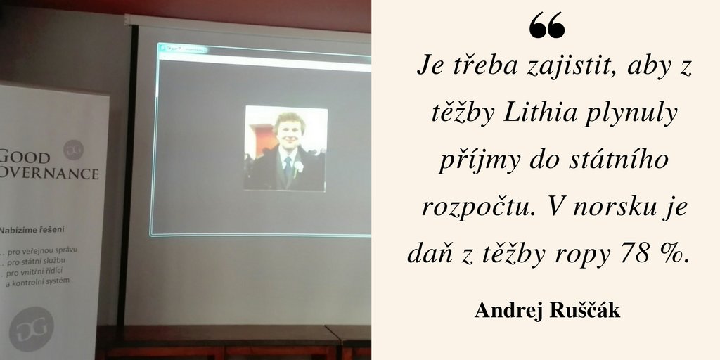 GoodGovCZ's tweet photo. Pro @GoodGovCZ  hodnotí rizika projektu Andrej Ruščák, expert na těžbu nerostných zdrojů. https://t.co/VIPZ1VcHjx