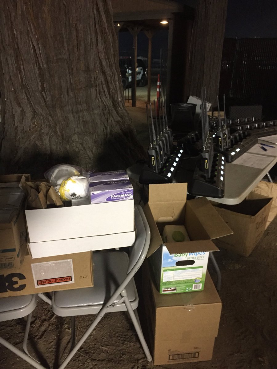 SroVogel's tweet photo. Thk u @carlmont_hs for the needed masks. Brought them up 2 #NapaFire 1st responders. I was on night road closures/patrol with @SMCProbation https://t.co/qfKzeKgqZR