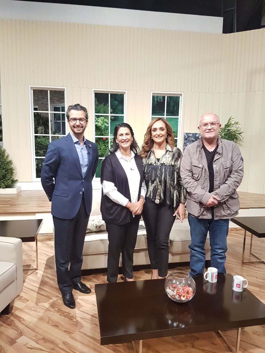 maherkaddoura's tweet photo. صباح #مش_مستحيل،  انطلق بدردشة دمها خفيف في برنامج حلوة يا دنيا مع معالي #مها_الخطيب، فؤاد الكرشة ورهف صوالحة. https://t.co/4mVkfyuobf