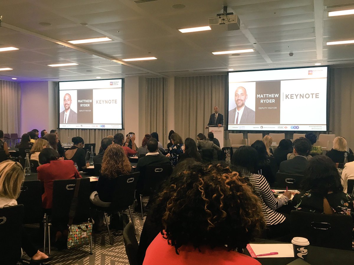 EthnicityInvest's tweet photo. "There are very worrying figures surrounding BAME people in the workplace today" - Matthew Ryder, Deputy Mayor https://t.co/p6AKns5QBL