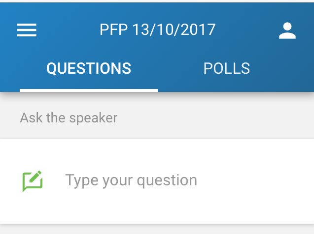 PFP1985's tweet photo. Whether you’re in attendance or not at #UKTIC you can ask questions of our speakers using @Slidoapp - event code #PFP2017 https://t.co/kGmn1vN9fg