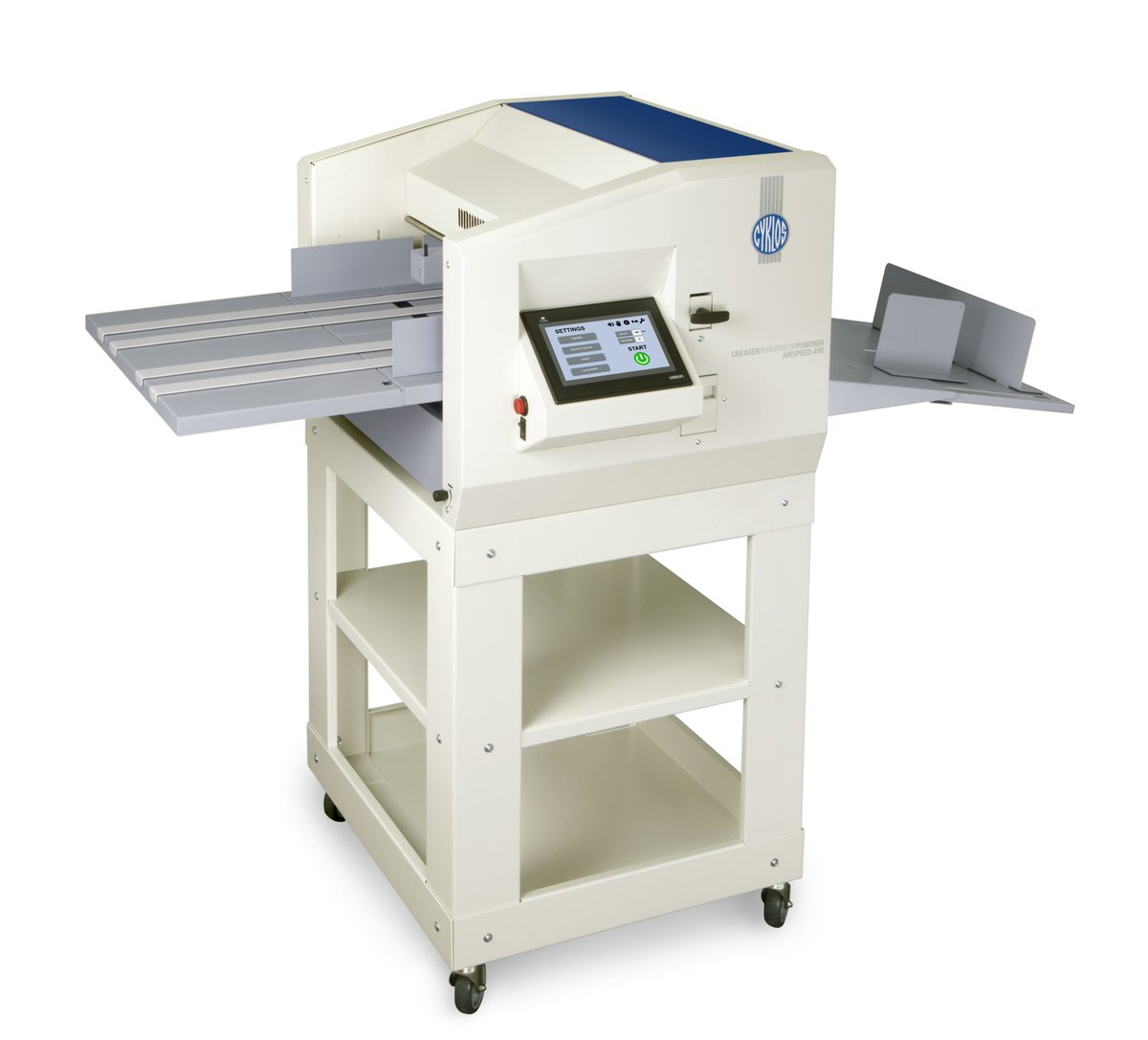 Punchbind's tweet photo. Not just a #creasing machine. #AIRSPEED450 #AIRSPEED auto #paperpunching #perforating #print #digitalprint #printfinishing see us at #IPEX17 https://t.co/NWW8D433JX