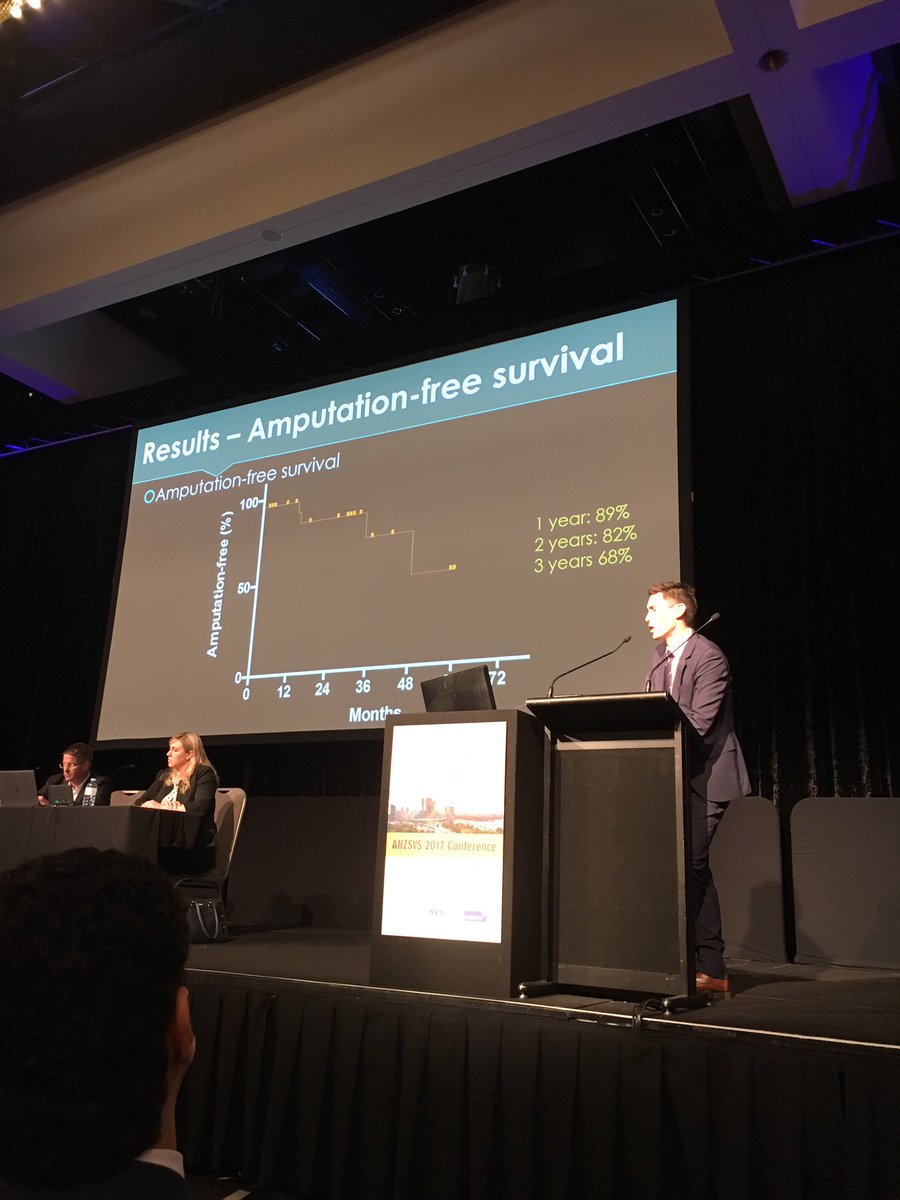 samijaykay's tweet photo. SVun encouraged us not to abandon distal bypass skills for limb salvage in the diabetic patient #justgiveitago #ANZSVS17 #traineesession https://t.co/vFYwG417Ph