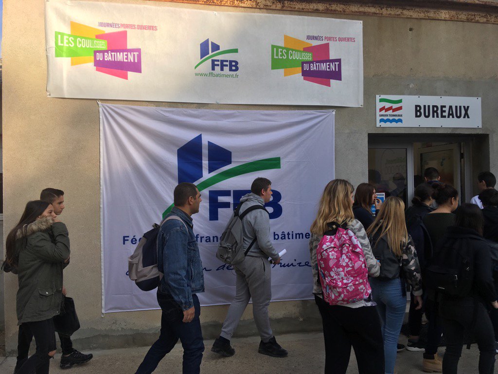 Collégiens ardéchois découvrent le #btp #genieClimatique  chez <a href="/LargierTechno/">Largier Technologie</a> Vals-les-Bains #coulissesdubatiment