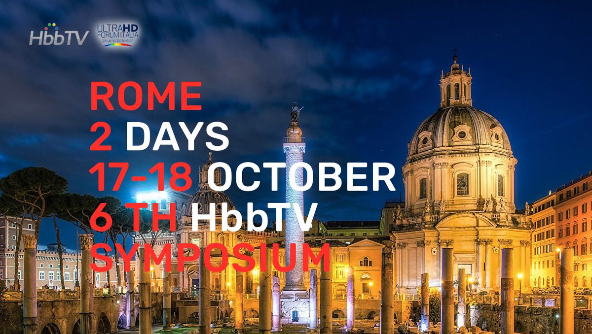 _adscribe's tweet photo. We are glad to announce that AdScribe will be showcasing at the #HbbTV Symposium in Rome (October 17th-18th). #AdScribe #adtech #audience https://t.co/Ptl5CRPp9c