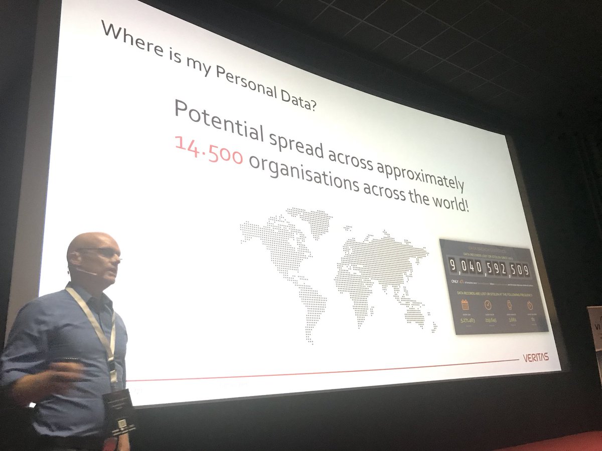 #Veritas presenterer #GDPR budskap. Meget interessant og bra innhold. #VikaKino #Oslo #arrowecsnorway