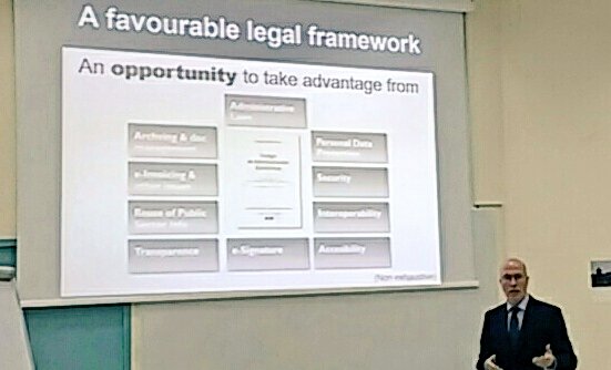 ilias_kastritis's tweet photo. OECD recms led to ICT strategy in Spain, legal cert to cooperate with governance &amp; systems to electro shocks #mdt2017 @MiguelAmutio https://t.co/2fp8QOpSeU