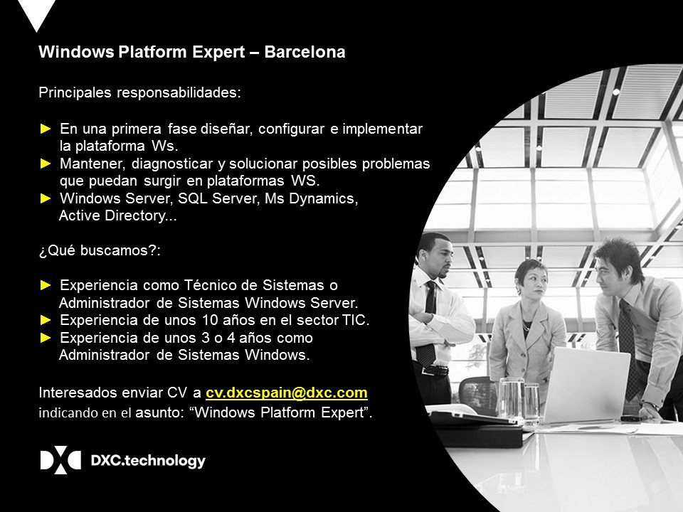 Empleo DXC España tweet media