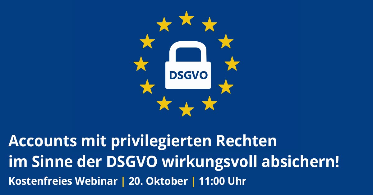 ManageEngine_DE's tweet photo. #PrivilegedUser gemäß #DSGVO absichern! #PasswordManagement #Webinar: Fr, 20.10. 11Uhr. Infos &amp; Anmeldung: https://t.co/OqmhNu669u 🔐 https://t.co/im3bly3xS2