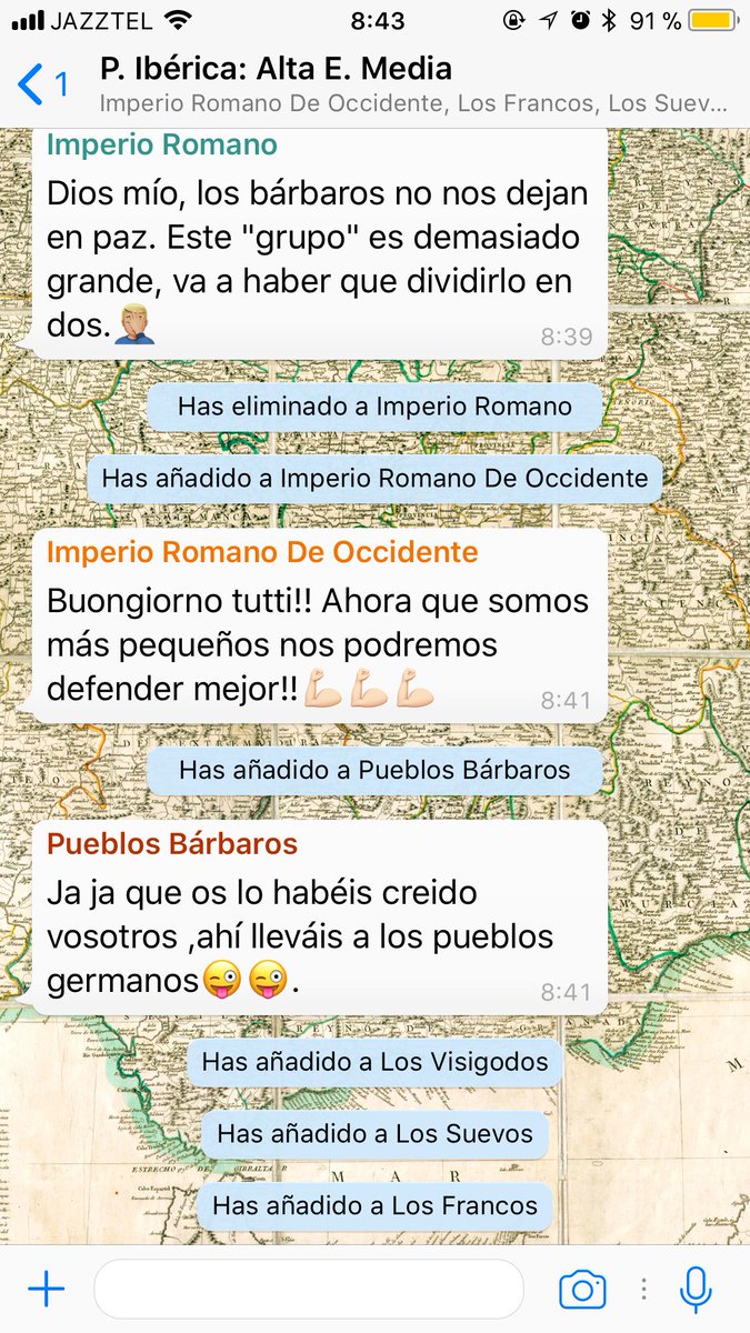 Juan_Naranjo_'s tweet photo. EN 2ºESO HEMOS CONVERTIDO LA ALTA EDAD MEDIA EN UNA PELEA EN UN GRUPO DE WHATSAPP. https://t.co/AFPiLvWj7H