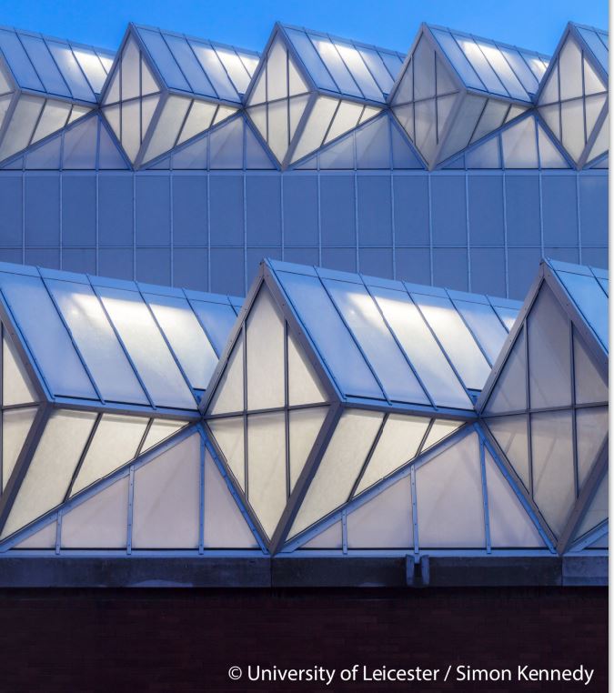 ArupUK's tweet photo. The @uniofleicester #EngineeringBuilding opened this week. Read how we helped to conserve this post-modern icon: https://t.co/Qaid8sHTt0 https://t.co/qU0VfOePpZ