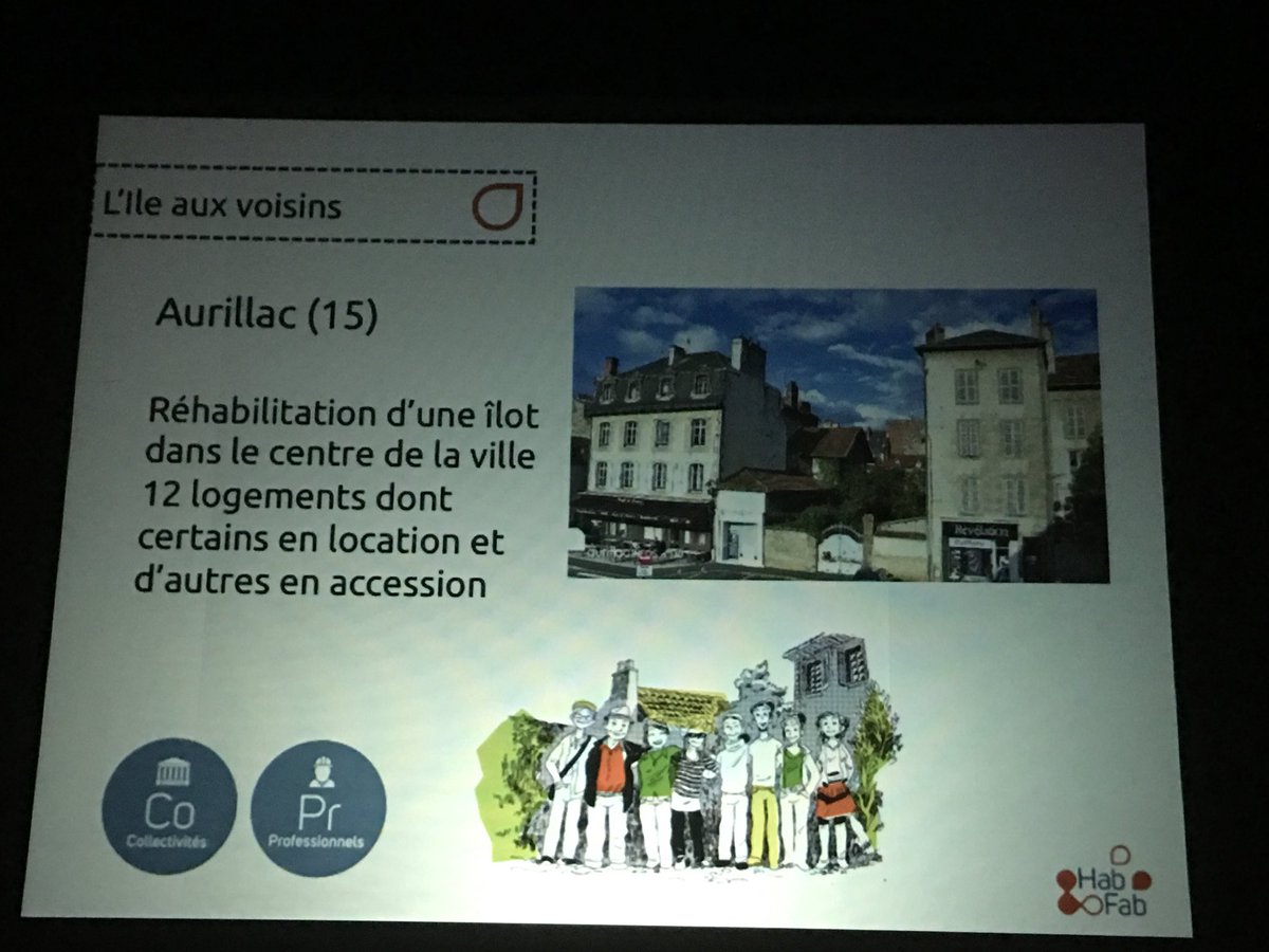 Masceline3's tweet photo. 📌#îlot Gerbert #Aurillac @HabFab1 @PolygoneSA le projet habitat participatif dans l’ancien cité en exemple aux rencontres HP #Narbonne👍 https://t.co/h2CWAuF60W