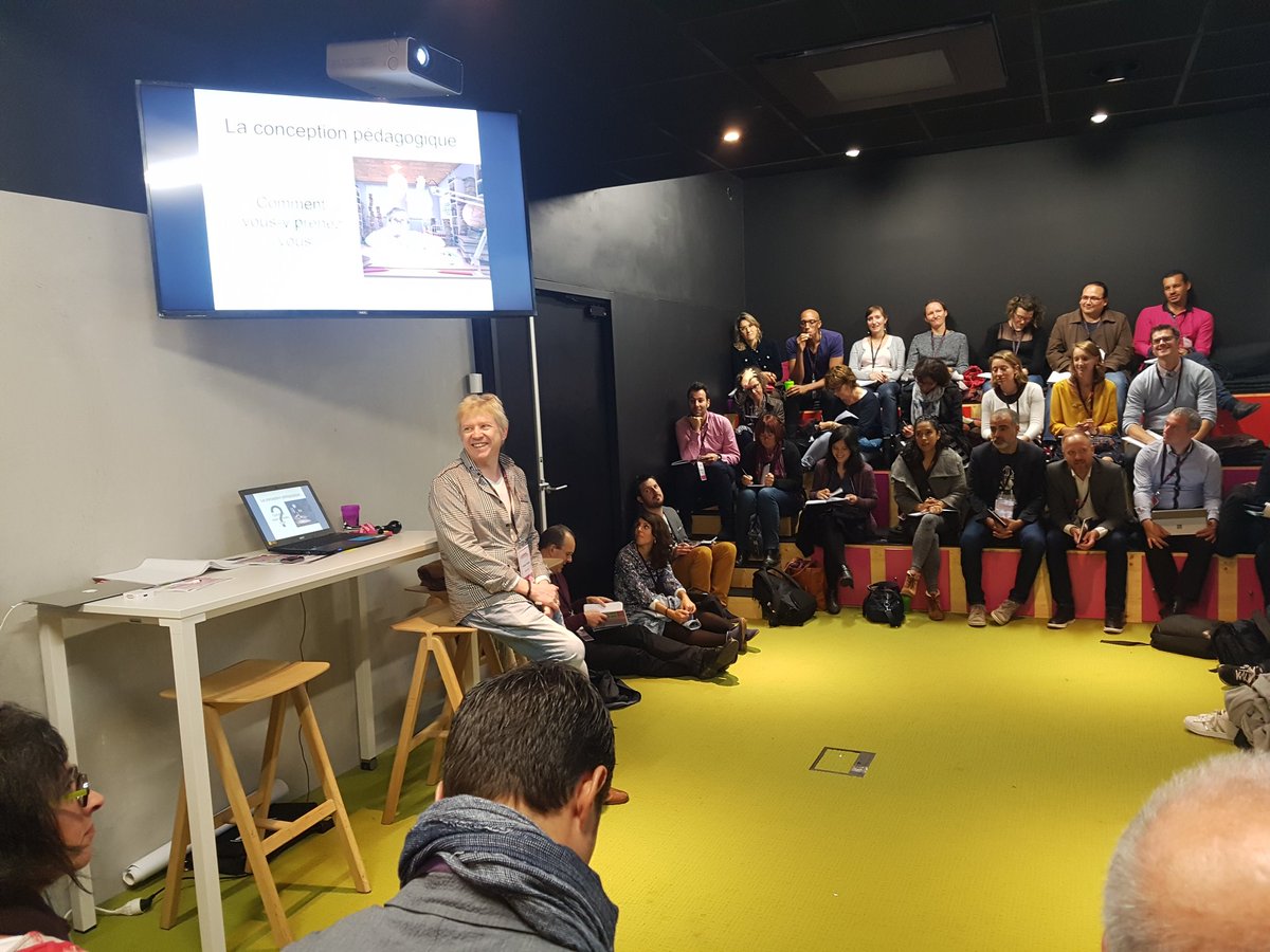 ejmpet's tweet image. L&apos;école des fans de @placroix : la chorale agile de la conception pédagogique 👨‍🎓🎤☺️🎶 #LS2017 #learningshow @LelearningShow  @laDLAcademy