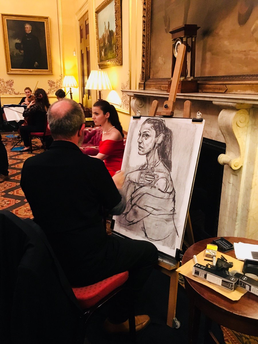 JeremyWaud's tweet photo. Great @IncentiveFM #drinksparty last night @COLCEvents in the #City #FrankGambino #portrait auctioned for £1600 for @CorporalScotty #charity https://t.co/KSPIIAlBLr