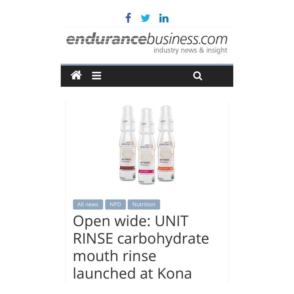 unitnutritionco's tweet photo. A huge thank you to @endurancebiz for the fantastic article- https://t.co/EvuYzLEyp0

#UnitNutrition #Endurancebusiness https://t.co/rKyJAGEA85