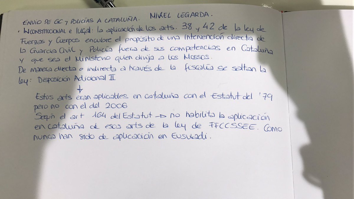 BeatrizTalegon's tweet photo. Insisto: el envío de Fuerzas y Cuerpos de Seguridad del Estado a Cataluña podría ser ILEGAL ⬇️ https://t.co/SF38sYPIH1