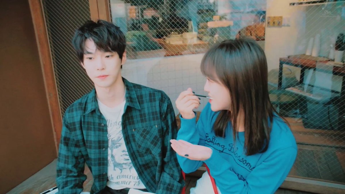 lcveten's tweet photo. doyoung's face when sejeong tricked him is the cutest thing ever https://t.co/3alnX2OxxC
