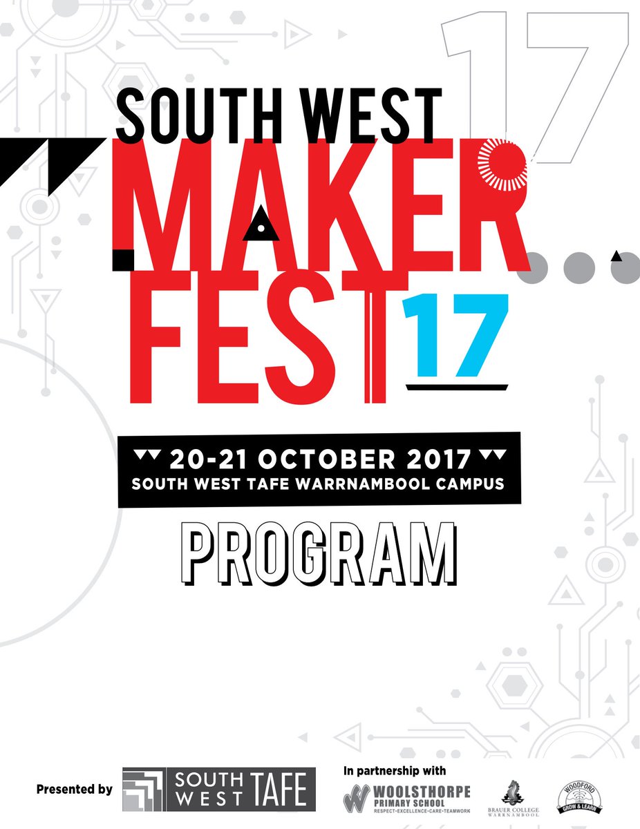 sperry10's tweet photo. 1 week until Maker Fest @swtafe amazing opportunity for students in the Southwest #makered #STEAM #innovation #localisedlearning @DETVic https://t.co/cBRVHEmp4q