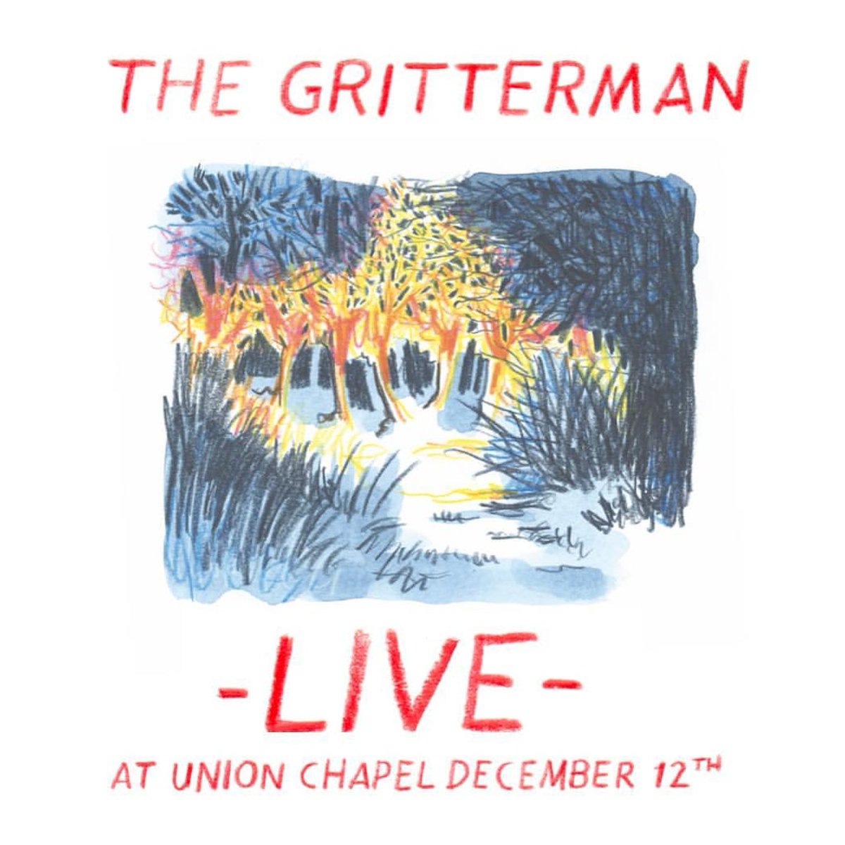 Final tickets on sale now for Orlando's Gritterman one off show at The Union Chapel with Paul Whitehouse reading and live band/choir