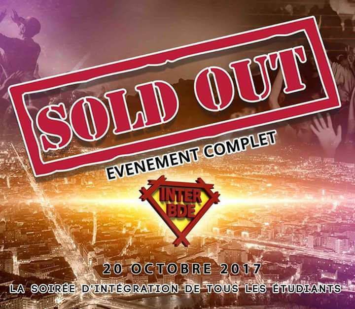 interbde38's tweet photo. Billets SOLD OUT - Événement COMPLET ! 🔥

!!! il n'y aura pas d'entrée sur place possible le soir même !!!

https://t.co/PWpGpfMXWu https://t.co/rJ1c8GSpP4