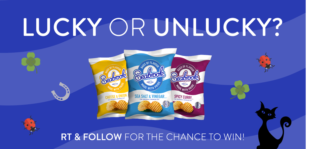 Get lucky this #FridayThe13th #RT and follow for the chance to #win a box of crisps! (UK Only)