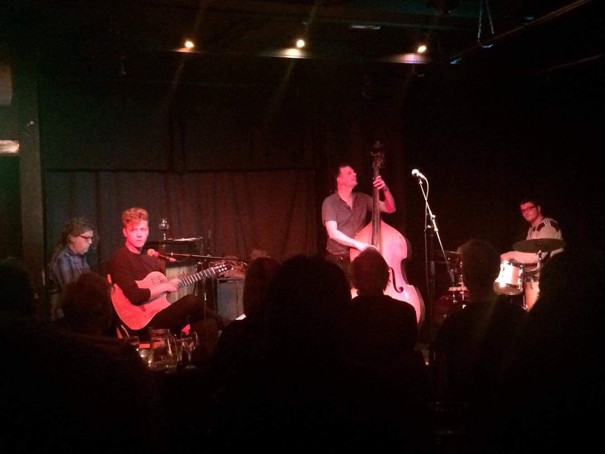 CashmoreGeorge's tweet photo. Played jazz at the Brunswick again on Tuesday, never got to say but @SeanPMcGovern you did a sick job on drums, let's do it again sometime🤙🏾 https://t.co/lWn9zj9plC