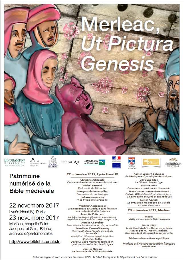 XLSalvador's tweet photo. #merleac #bible #event @BLMedieval @AgeMoyen @oyseuse @MSHParisNord @SupOrientation https://t.co/5s10SU4ZtT