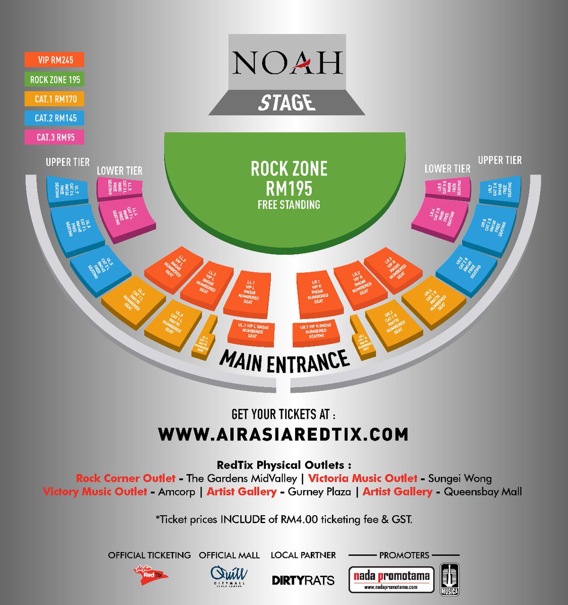 NOAH_ID's tweet photo. Hallo #Malaysia! Can't wait to see you guys. Get your ticket here https://t.co/IYk6LWzNeQ

For more info find out : @NadaPromotama https://t.co/FQyezGpw0U