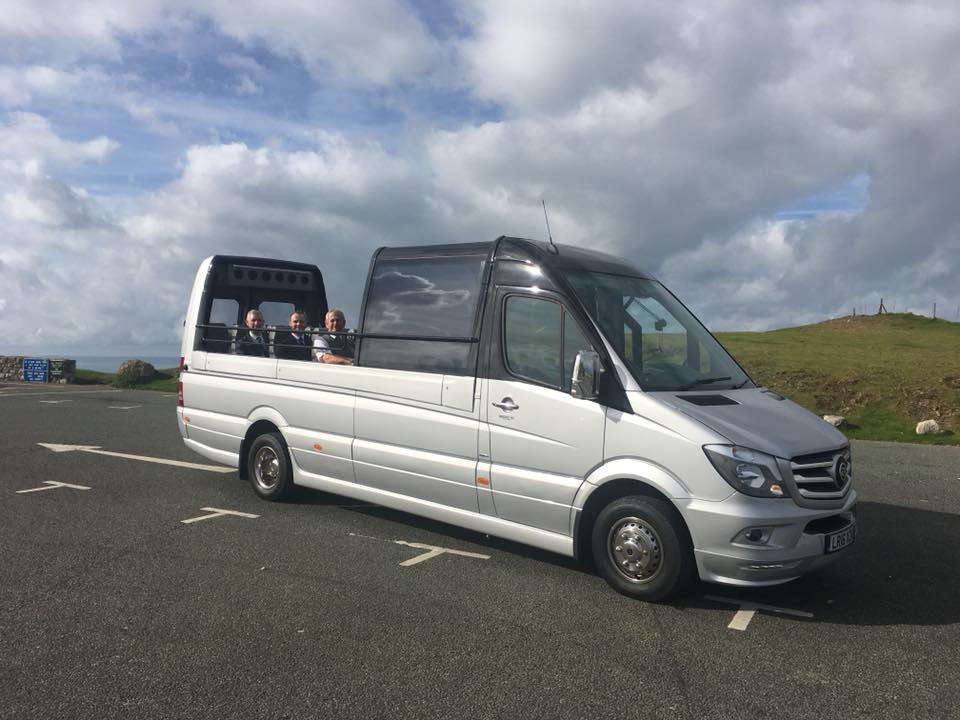 AlpineTravelNW's tweet photo. Really excited at the arrival of this special little Mercedes Sprinter Cabrio - A sneak peek before she's off for the Red Dragon treatment. https://t.co/MUGcf0eTcR