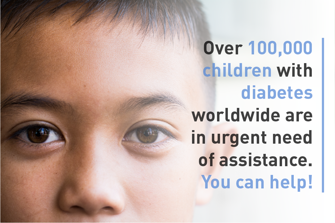 IntDiabetesFed's tweet photo. Over 100,000 children with #diabetes are in urgent need of assistance. Support IDF Life for a Child https://t.co/b1aE4qGkdE