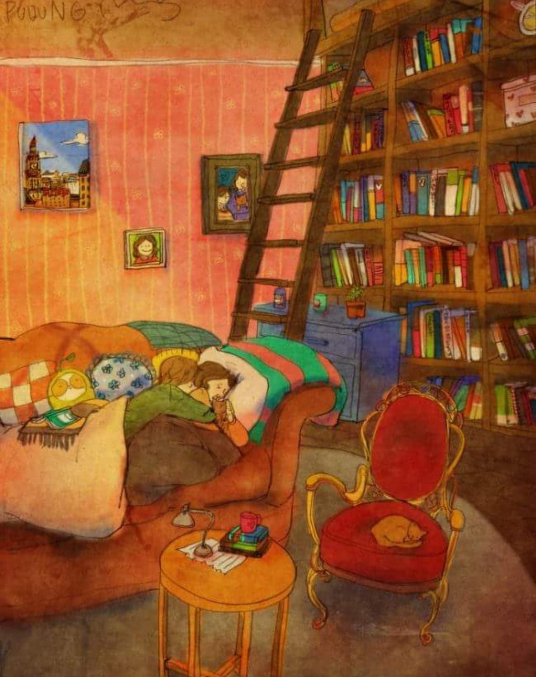 Корейский художник puuung