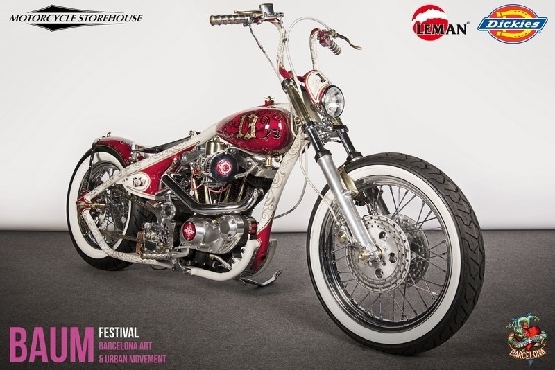 El 2º premio del #BikeShow de #BaumFest 2017 fue para la moto "Lucky" de EFZ Iron Choppers!! 🥈