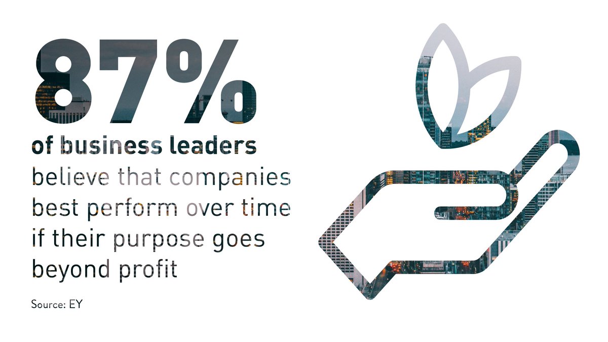 PaulPolman's tweet image. Research shows purpose-driven companies see stronger revenue growth. Strong biz case for driving shared value in the workplace.