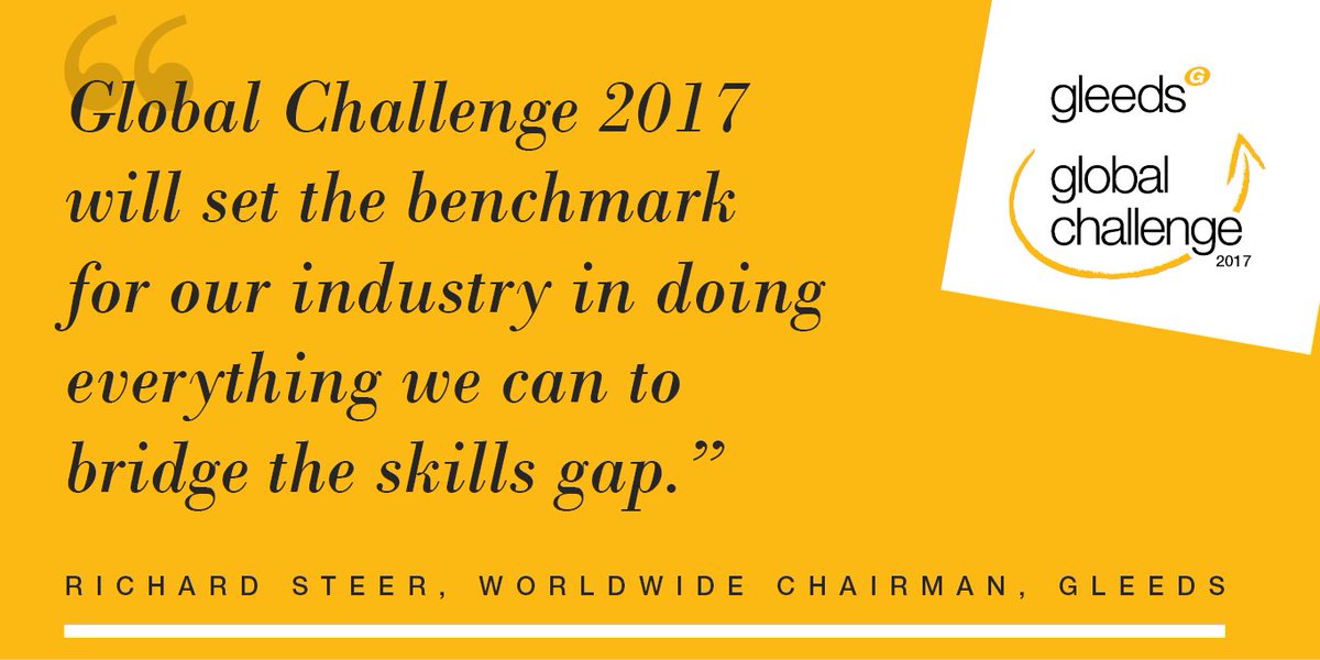 GleedsGlobal's tweet photo. Ahead of its launch next week, @Richard_Steer discusses the impact #GleedsGlobalChallenge will have on the industry https://t.co/velWlzHJj6 https://t.co/KLdvfxfajx