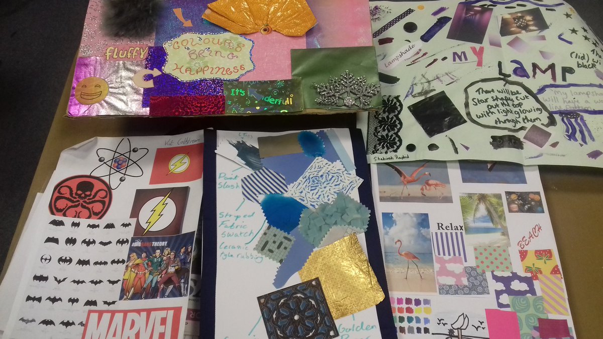 Inspirational year 8 mood boards