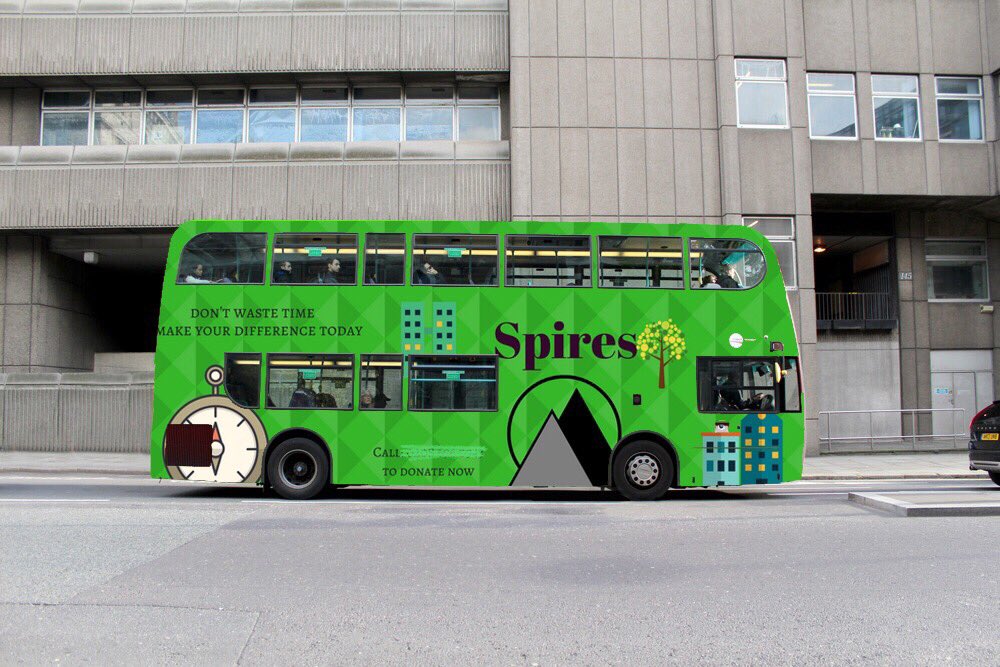 thomassclapham's tweet photo. In SOCIAL Time, Year 5 designed bus adverts to raise awareness for @spireslondon, combining designs in @canva and @Photoshop. https://t.co/rEIAbOo9ol