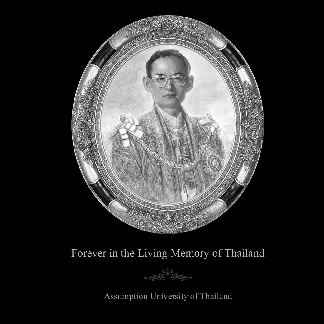 assumptionabac's tweet photo. ##KingBhumibol
Forever in the Living Memory of Thailand
@assumptionu https://t.co/ZdLD6K0KYj