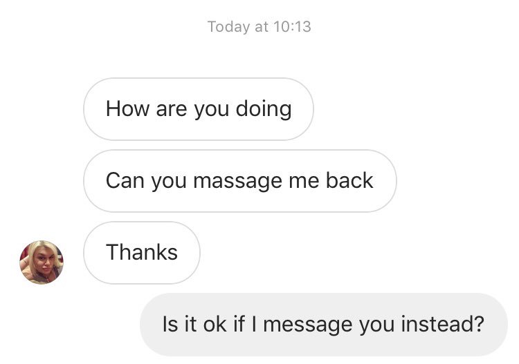 davidwalliams's tweet photo. Sorry I don’t do massages... https://t.co/3ANnjdsEiV
