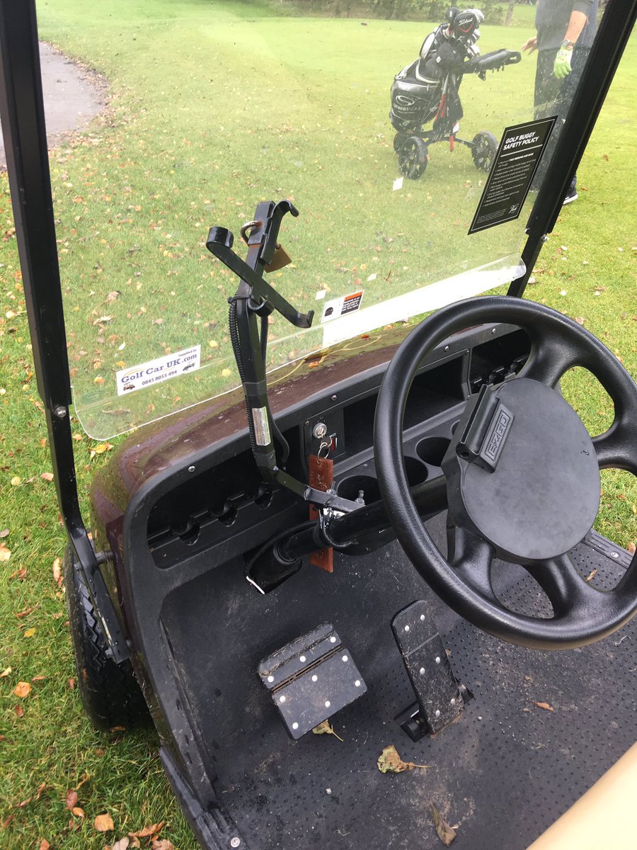 andypowell8's tweet photo. Not very happy with the @TheValeResort  putting a lock on my golf cart !! Come on it's been 7 years 😂😂 https://t.co/3Q2Woij09H