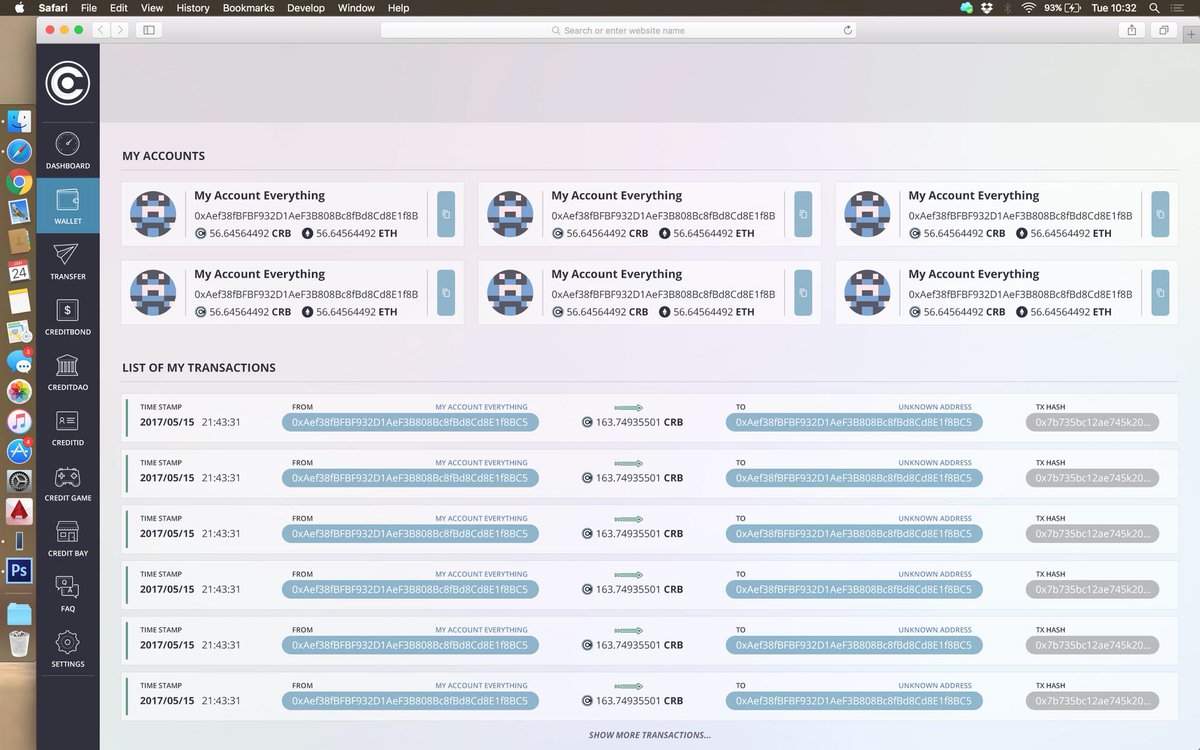 LowByter's tweet photo. Sneak preview of #CreditBit dapp, wallet and smart contracts control through one app 👌🏼
@creditbit #credit2 https://t.co/bBaVzGRzrK