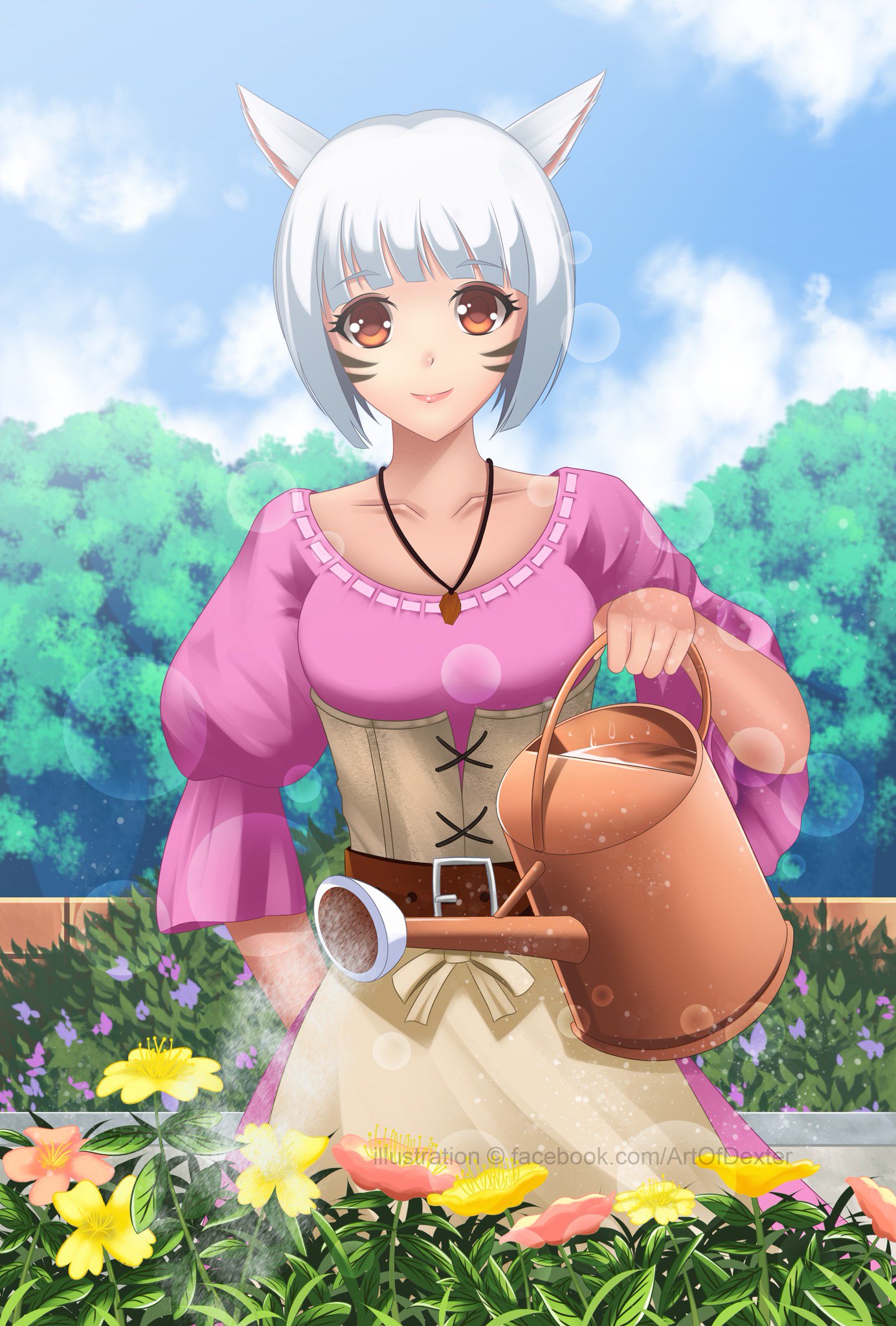 Dexter @ Aicon2024 A05-A06 on X: Here's my F'lhaminn Qesh fanart for the  @ffxivzine fanzine #FFXIV t.cofHTEVYpgct  X