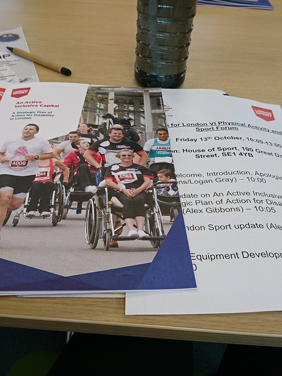 RSBCcharity's tweet photo. Discussing the developments in disability & VI sport provision in London at @LondonSport House of Sport this morning #VIForum https://t.co/W0Z7PRPDdM