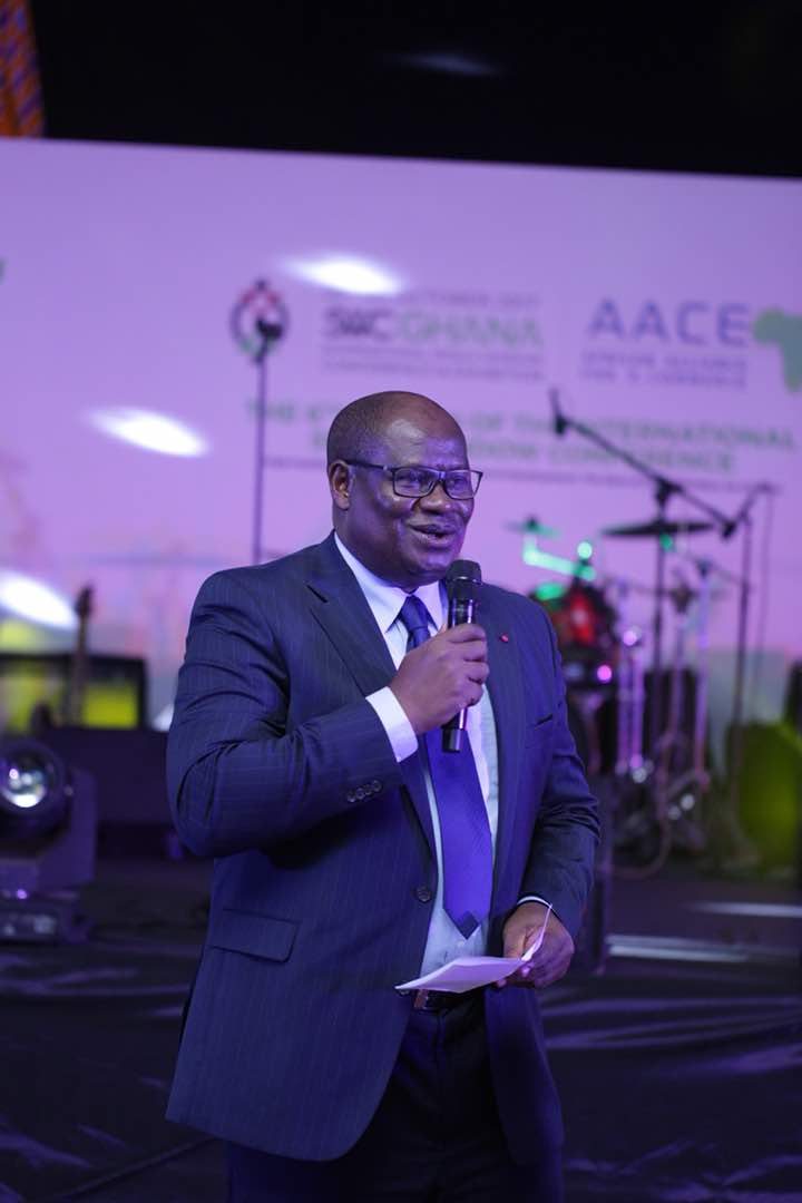 ISWConference's tweet image. @ISWConference : Speech of the Chairman M. Isidore BIYIHA during his speech at gala diner