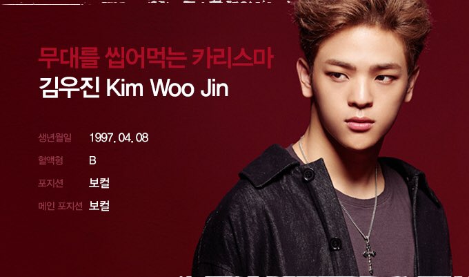 Stray Kids Philippines On Twitter Official Profile Kim Woojin Birthday Date 1997 04 08 Blood Type B Position Vocal Main Position Vocal