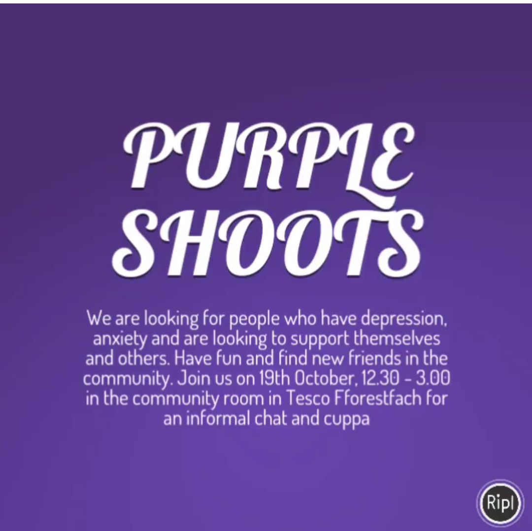 Tesco Fforestfach community room event Thursday 19th October 12.30-3.00