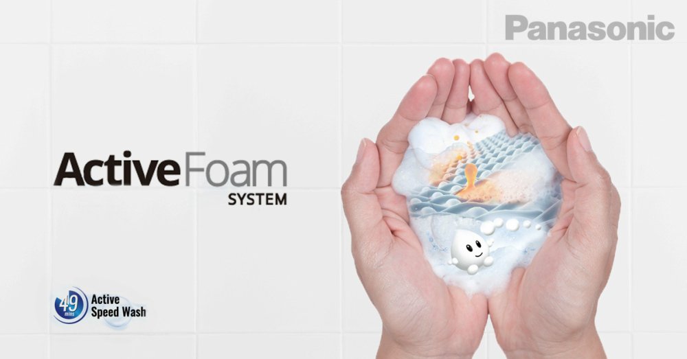IDPanasonic's tweet photo. Apakah pakaian yang sudah dicuci pasti bersih dan sehat untuk dikenakan oleh Anda dan keluarga? #IDPanasonic #ActiveFoam https://t.co/ip6GlEPOhh