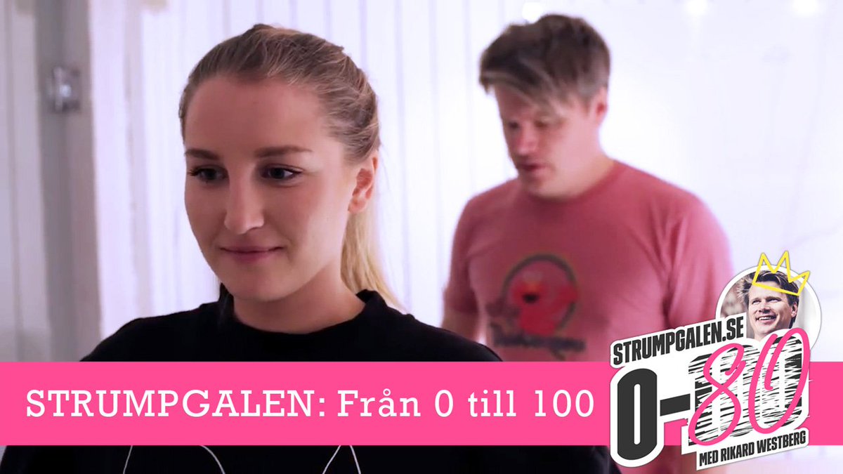 Strumpgalen del 4: Therese gör tillitsövningar med Rikard ehandel.se/Strumpgalen-de… #ehandel